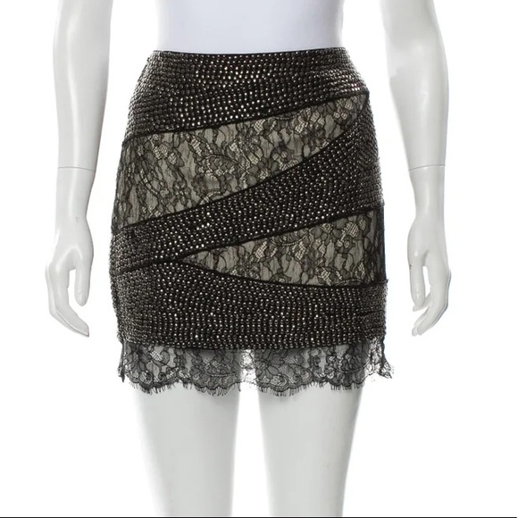 Haute Hippie Dresses & Skirts - HAUTE HIPPIE
Embellished Mini Skirt